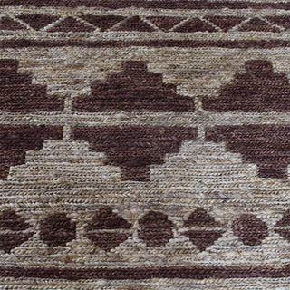 HAND KNOTTED SUMAK JUTE ECO-FRIENDLY SOLID AREA RUG,Brown Beige,Oriental,Outdoor, [Rectangle] 5'x8'