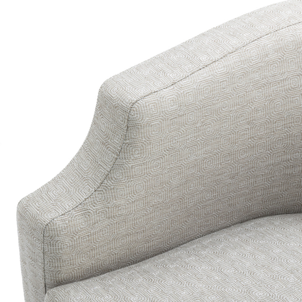 Infinity Swivel Barrel Chair, Sand