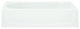 Sterling Performa 60.25"x29"x15" Vikrell Left-Hand Bath, White