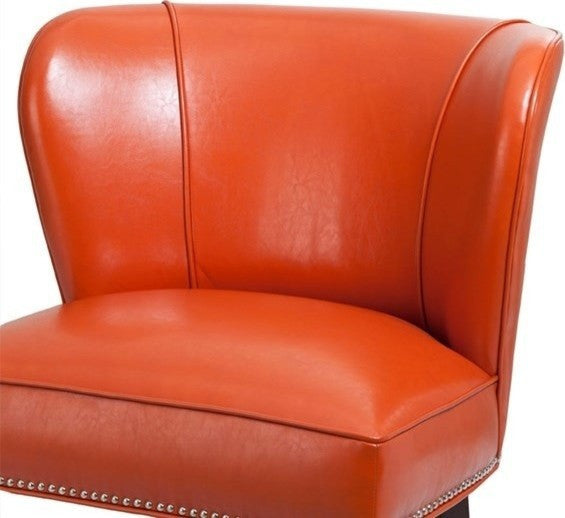 Madison Park Hilton Armless Accent Chair, Orange