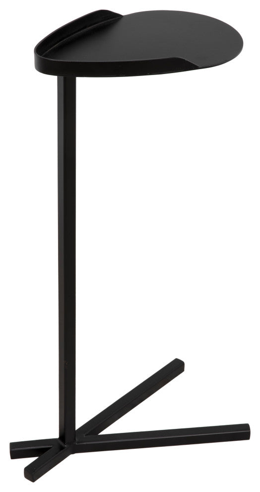 Golem Side Table, Black Steel