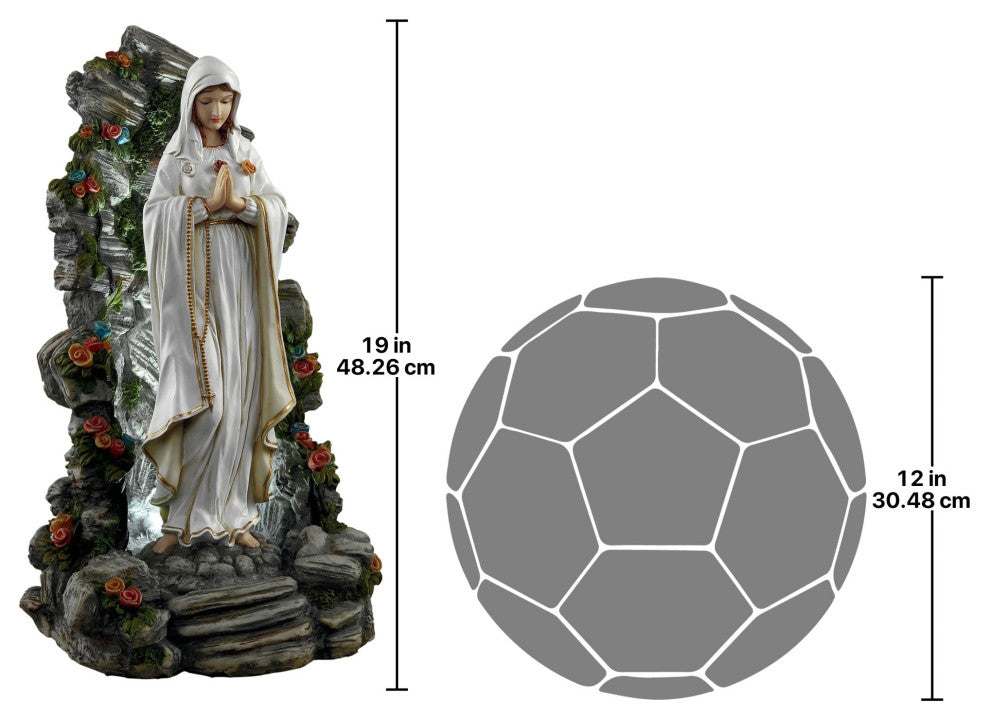 Blessed Virgin Mary Illuminated Statue