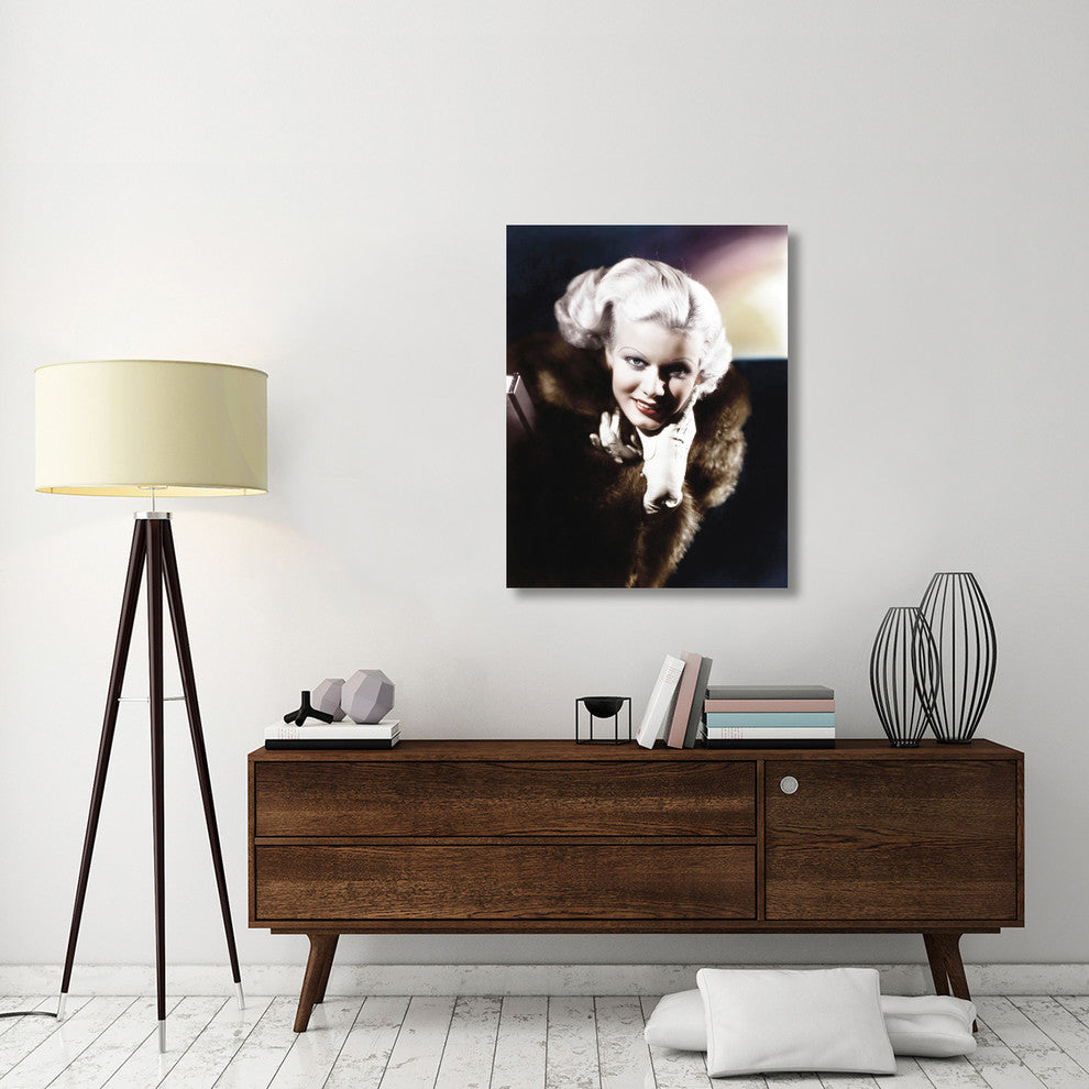 "Jean Harlow" Stretched Canvas Giclee by Hollywood Photo Archive, 31x40"