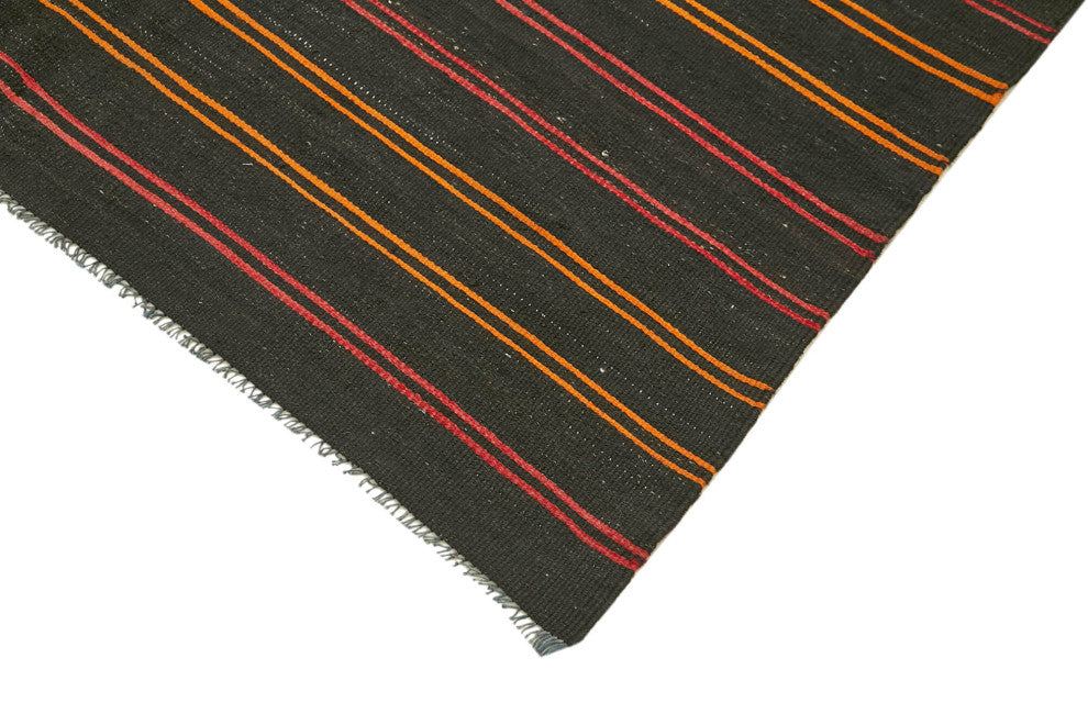 Rug N Carpet - Handmade Oriental 5' 4'' x 11' 10'' Vintage Goat Hair Kilim Rug