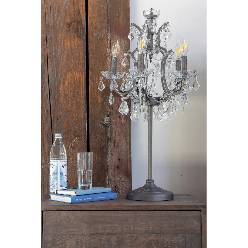 Retro Luisa Table Lamp - Clear