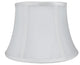 7x10x7" Faux Silk Bell Lamp Shade, Off White