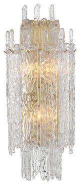 Crystorama Lighting Group ACK-923 Ackerly 3 Light 20" Tall Wall - Aged Brass