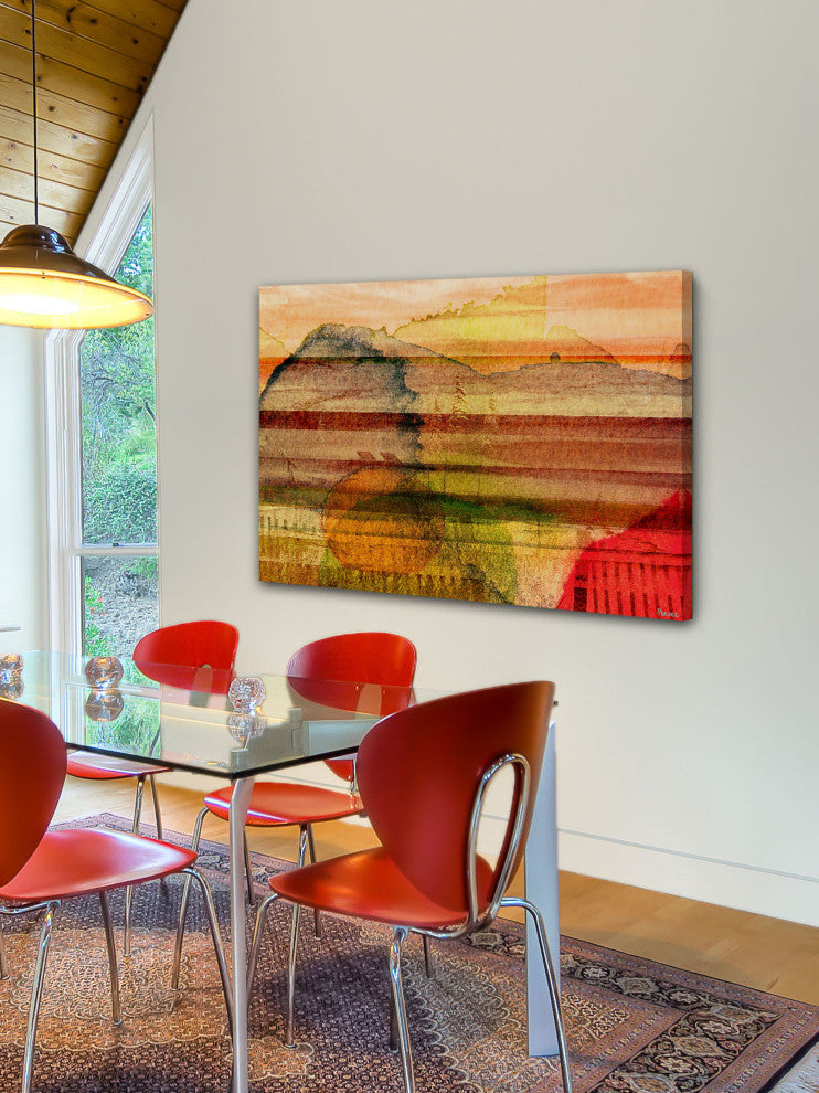 "Collage" Print on Canvas, 36"x24"