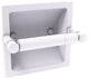 Carolina Recessed Toilet Paper Holder, Matte White