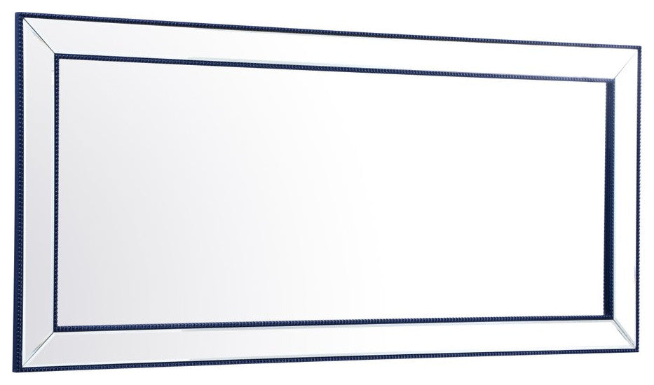 Indie Beaded Mirror, 72"x32", Blue