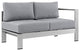 Silver Gray Shore 7 Piece Outdoor Patio Sectional Sofa Set