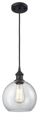 Innovations Lighting 516-1P-BK-G122-8-LED Athens 1 Light 8" Mini Pendant