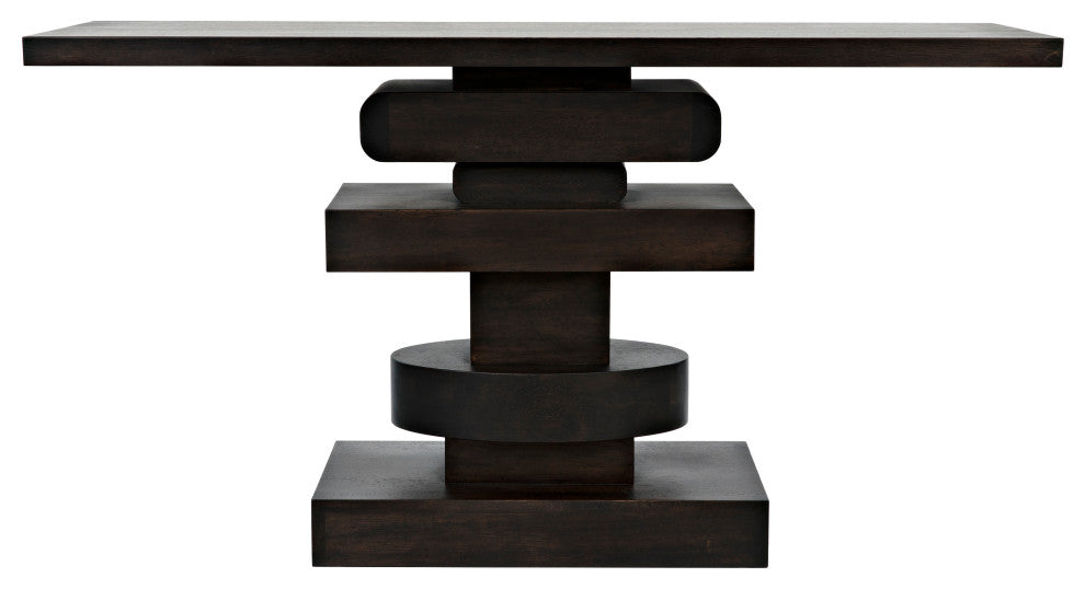 Solange Console, Ebony Walnut