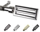 Mabel 13/16 inch dia. Curtain Rod, Satin Nickel, 48"-84"
