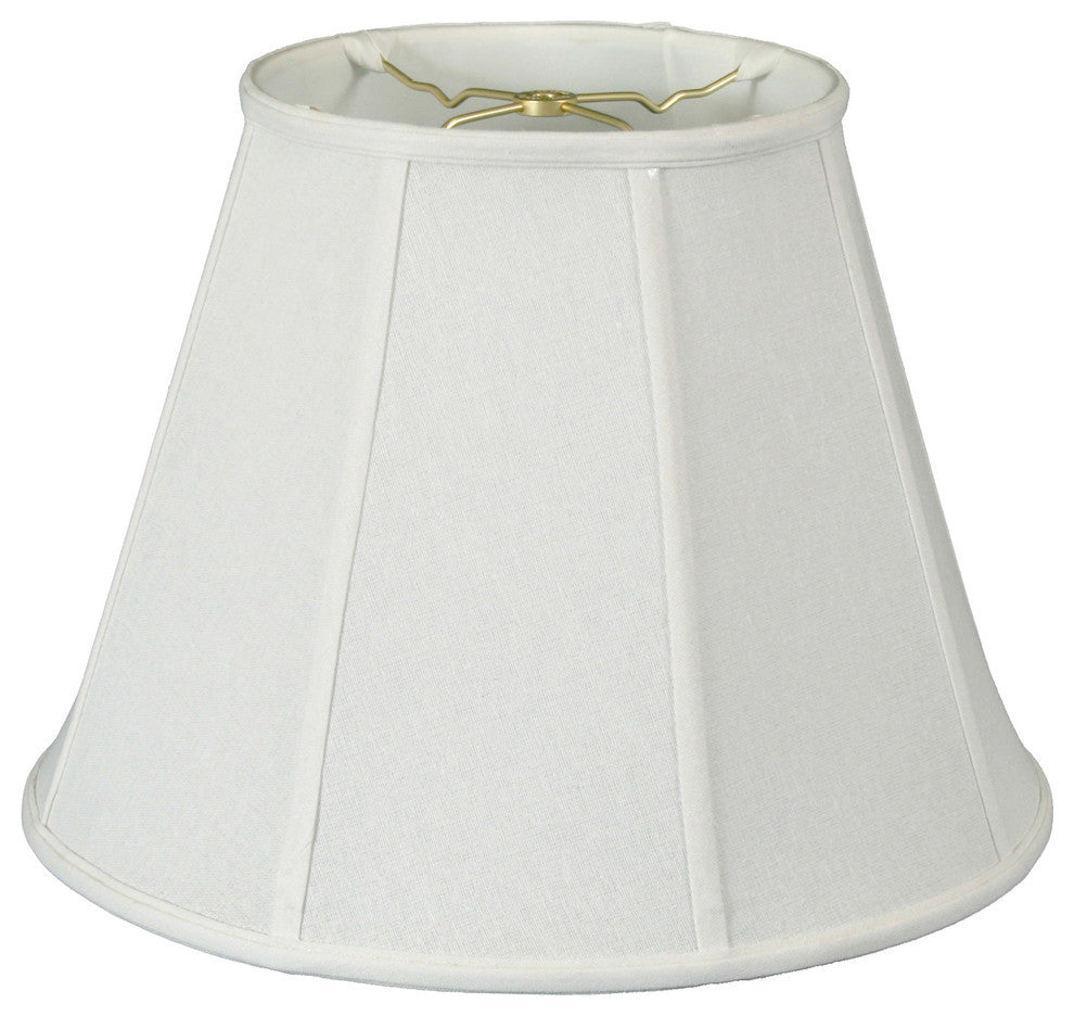 Royal Designs Empire Lamp Shade, Linen White, 9"