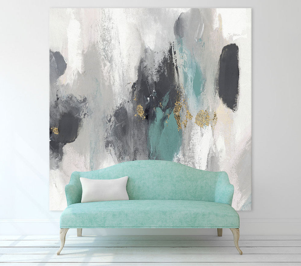 "Gray Days I" Fine Art Giant Canvas Print, 54"x54"