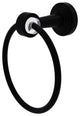 Pacific Beach Towel Ring, Matte Black