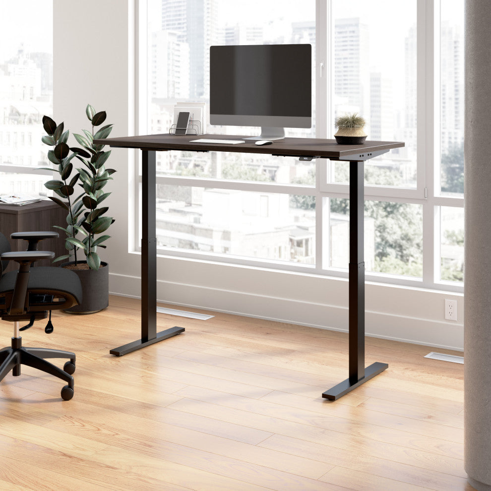 Move 60 Series 60W Adjustable Standing Desk in Storm Gray - Engineered