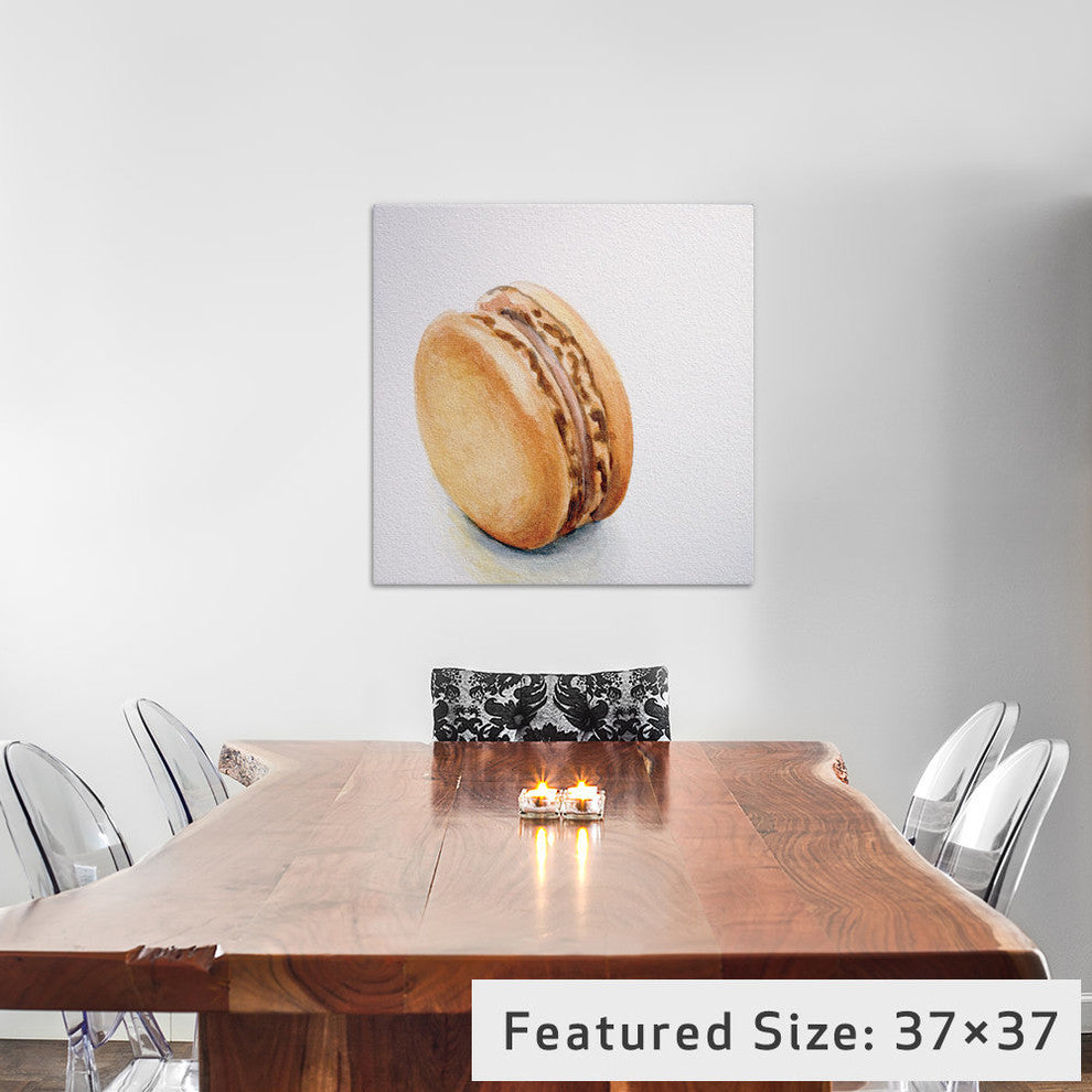 "Caramel Macaron" by Jennifer Redstreake, 37x37x1.5