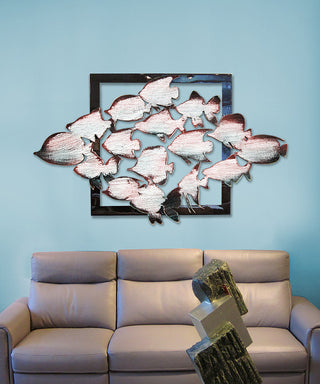 Aquatic Fish, Wooden Decoration