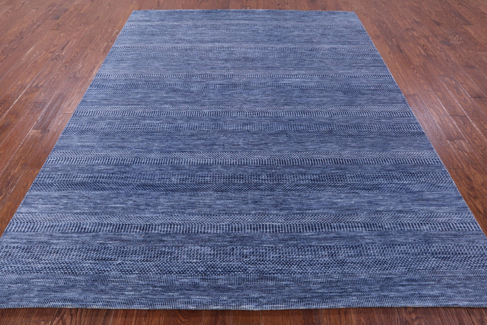 Savannah Grass Handmade Wool and Silk Rug 8' 0" X 9' 11" Q11951