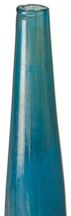 Madison Park Signature Aurora Blue and Bronze Decorative Glass Vases 3-piece set