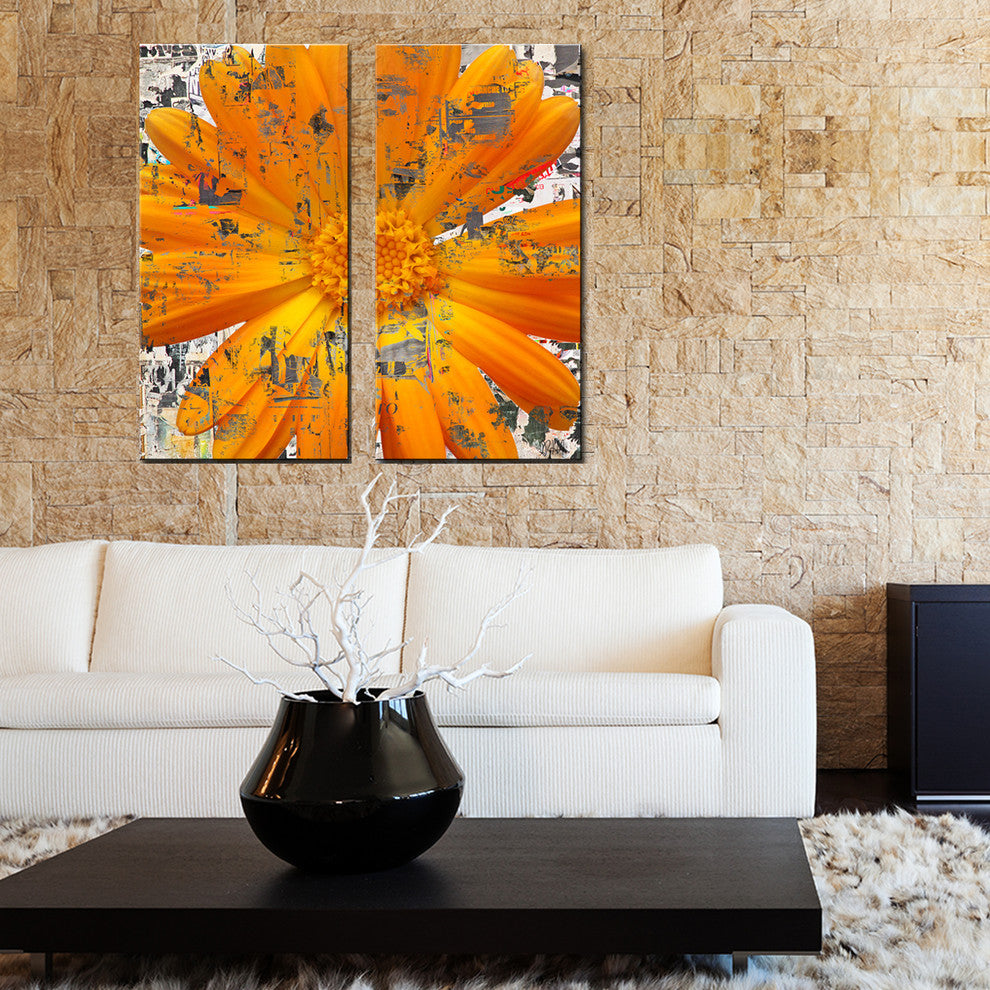 Painted Petals LXXVIII Canvas Art, 2-Piece Set