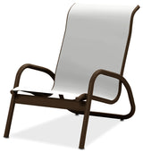 Gardenella Sling Stacking Poolside Chair, Textured Kona, White