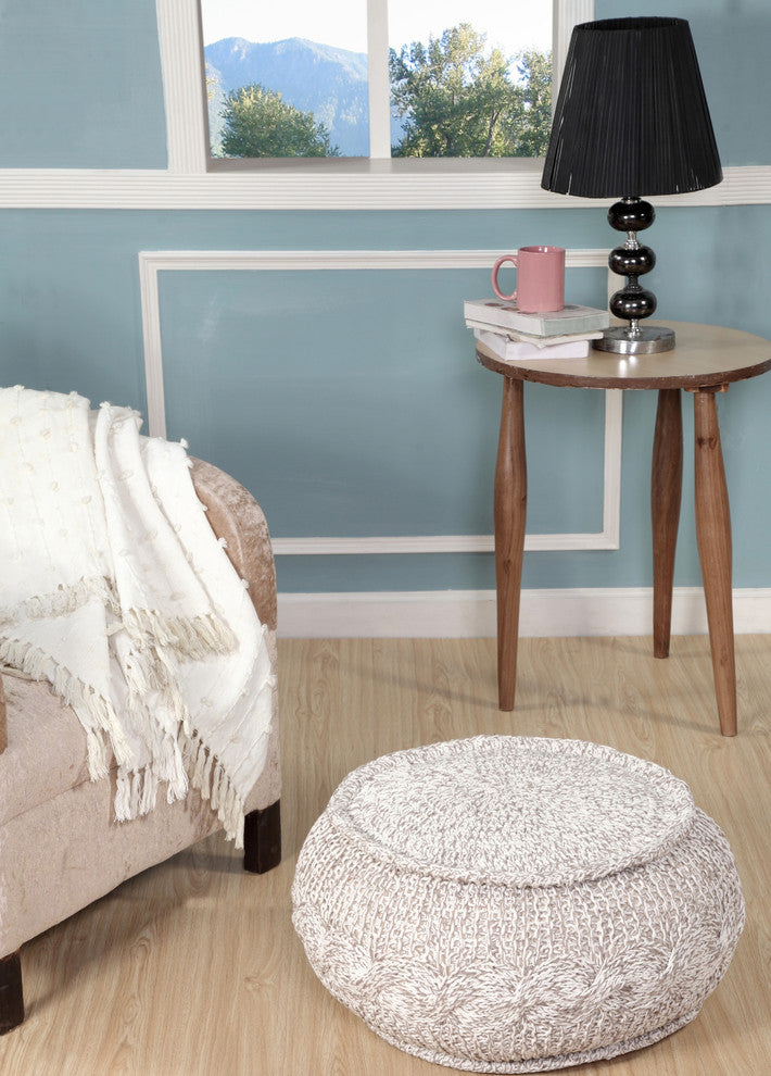 Natural Jute Pouf