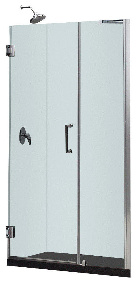 Dreamline Unidoor Min 53" To Max 54" Frameless Hinged Shower Door