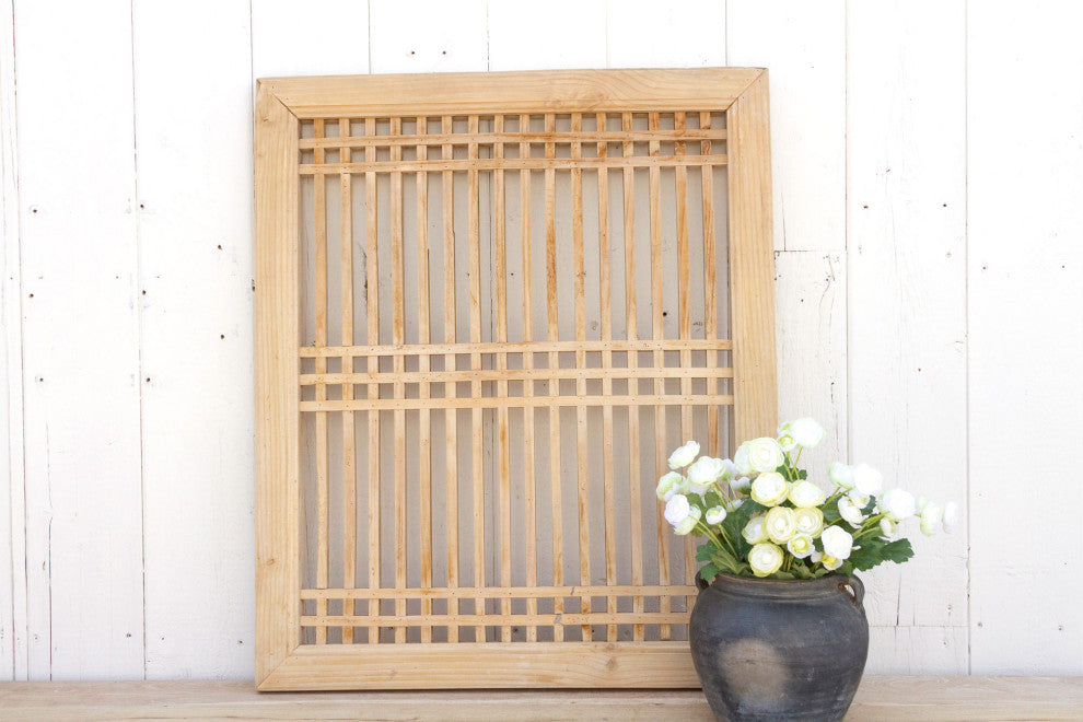 Large Criss-Cross Chinese Window