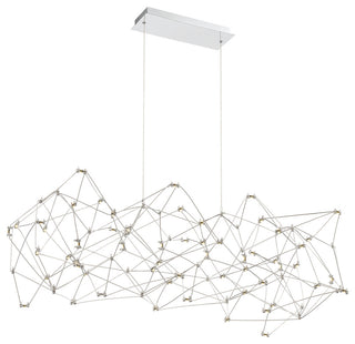 Contemporary Large Chandeliers, Chrome