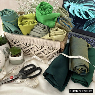 Taupe Green Art Silk Fabric By The Yard, 6 Yards For Curtain, Dress Wholesale