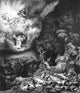 Rembrandt Van Rijn The Angel Appearing To The Shepherds Gallery Wrapped Canvas