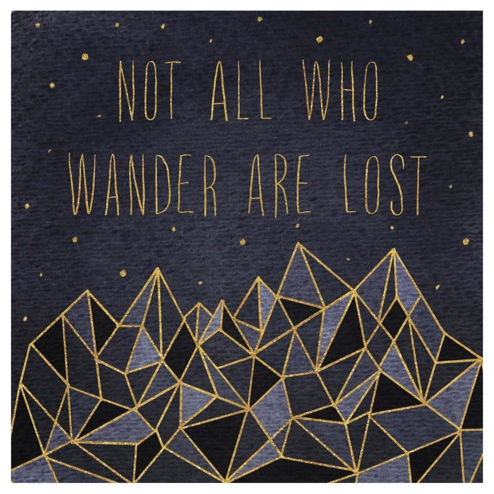 "Written in the Stars IV" Digital Paper Print by Laura Marshall, 20"x20"
