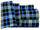 Pointehaven 175 GSM Cotton Flannel Sheet Set, Ashby Plaid, Full
