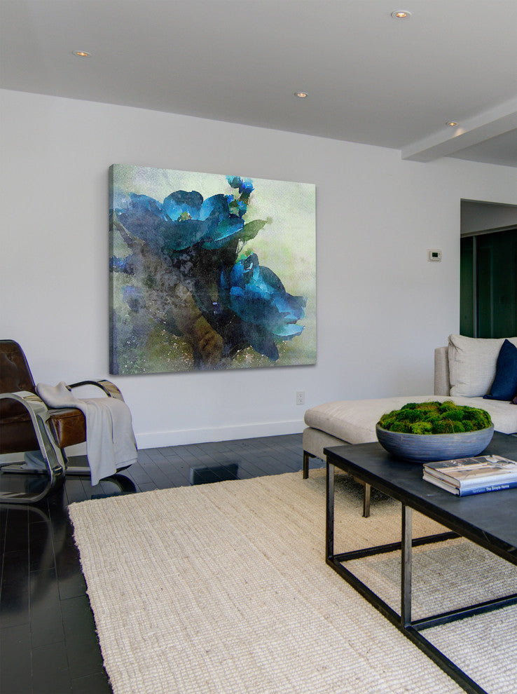 "Spring Blue Flowers" Print on Canvas by Irena Orlov