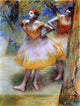 Edgar Degas Two Dancers, 21"x28" Gallery Wrapped Canvas Print