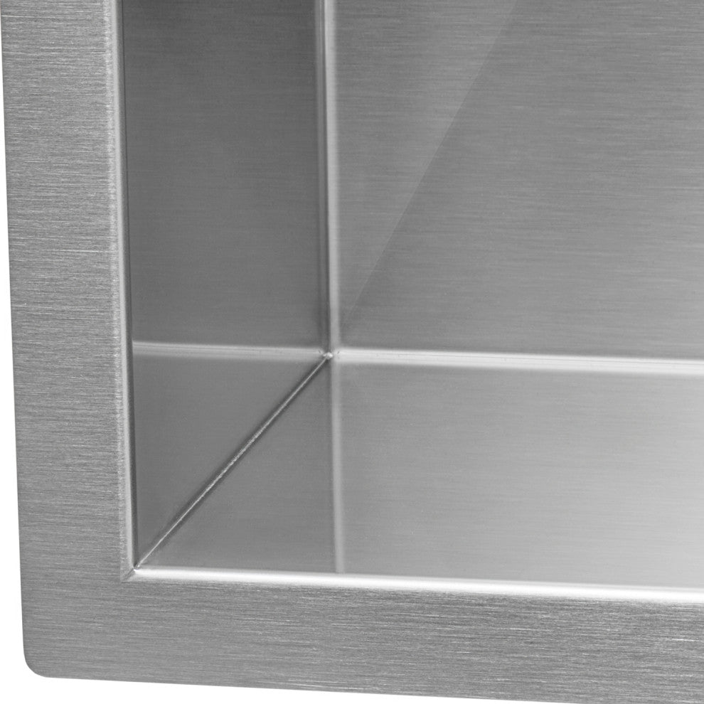 Ruvati RVH7110 Undermount 16 Gauge 14" Bar Sink Single Bowl In Stainless Steel
