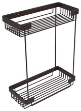 Double Tier Toiletry Shower Basket, Venetian Bronze
