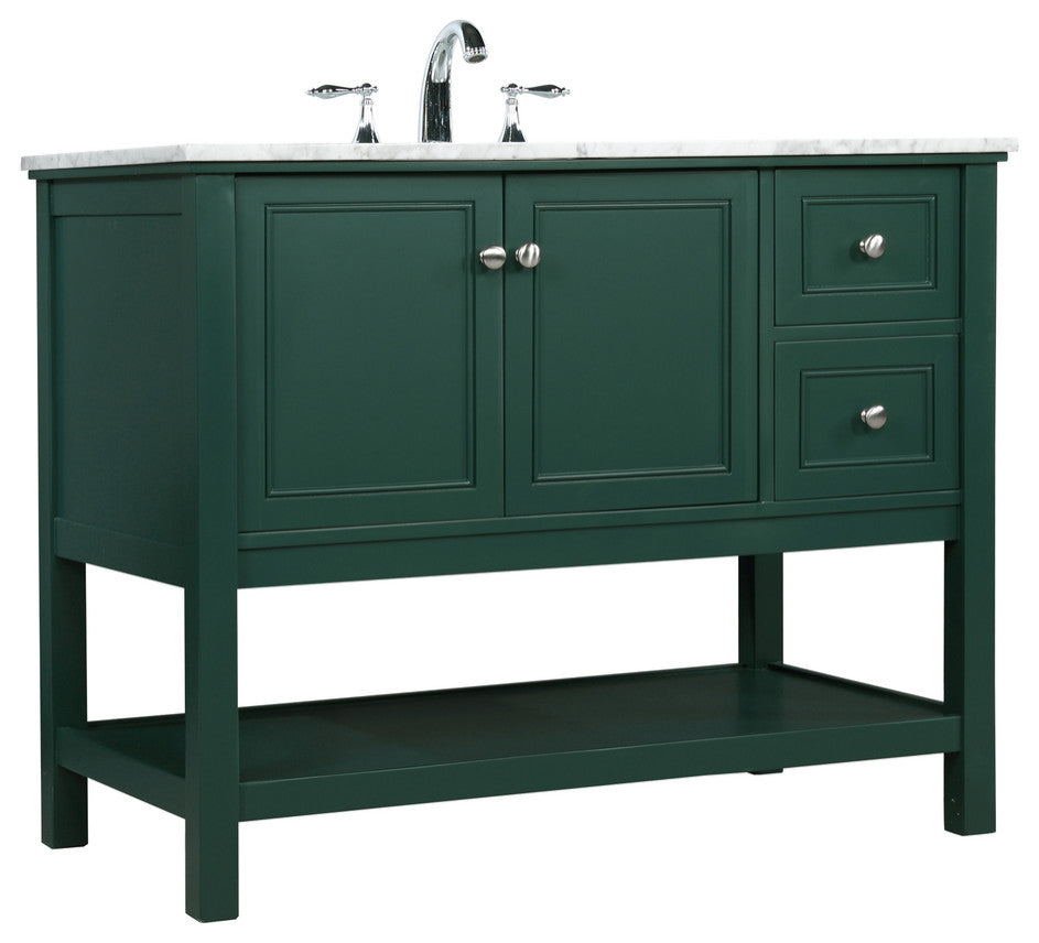 Matilda 42" Single Bathroom Vanity, Green