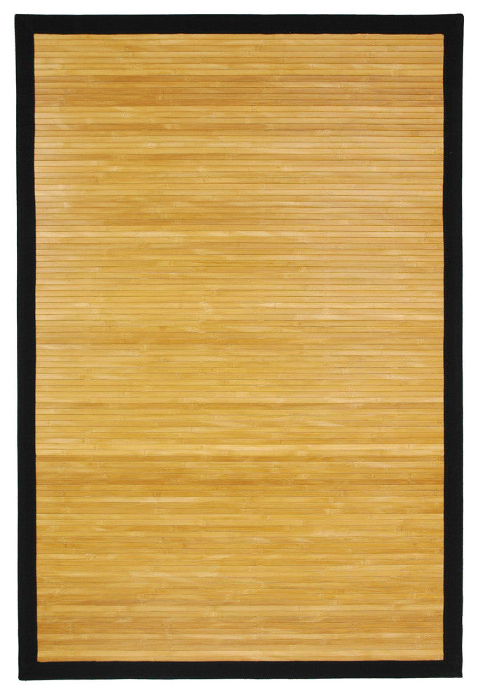 Bamboo Rug, Natural, 4'x6'