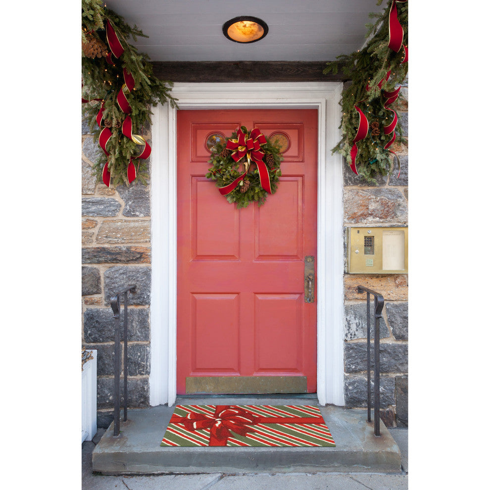 Frontporch Giftbox Indoor/Outdoor Rug Red 2''x3''