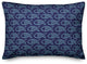 Blue Fish Pattern 14x20 Throw Pillow Cover