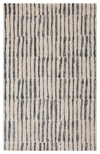 Nikki Chu by Jaipur Living Saville Handmade Abstract White/Black Area Rug, 8'x10'