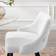 Bar Stool Chair Barstool, Set of 2, Velvet, White, Modern, Bar Pub Restaurant