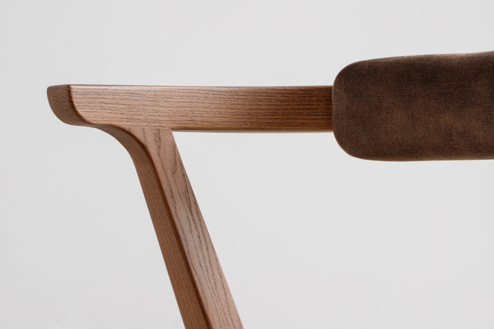 Ellis Dining Chair Brown With Brown Material
