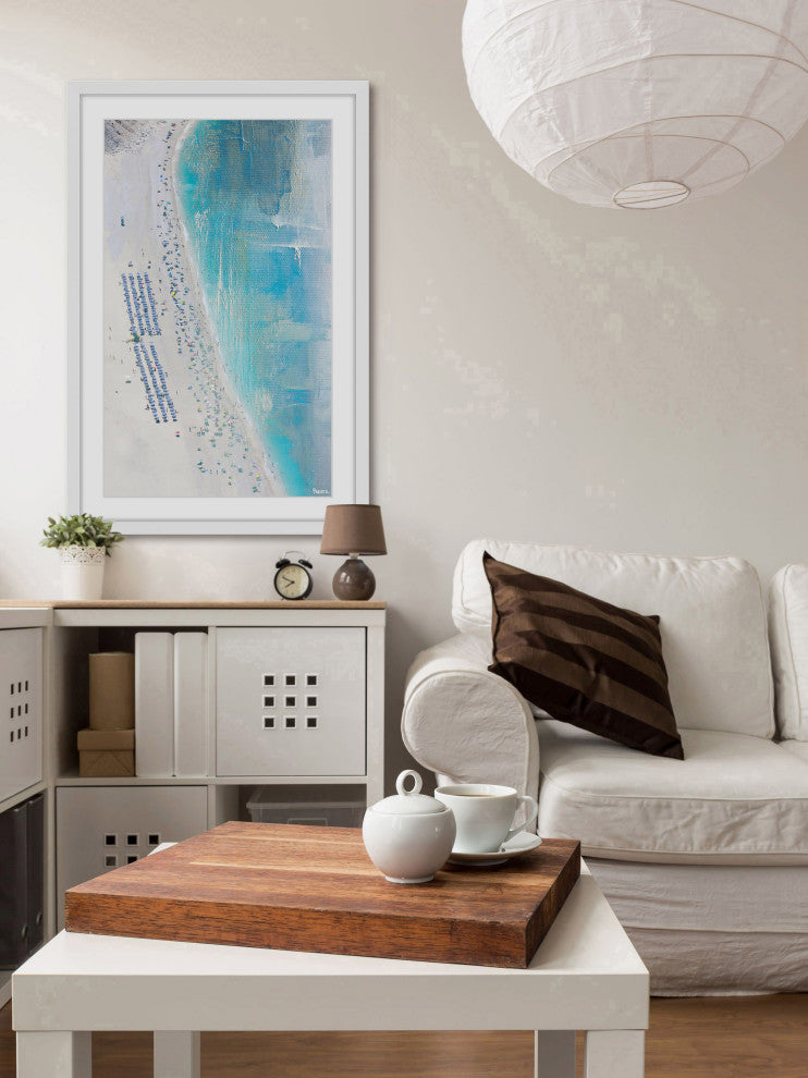 "The Coast" Framed Painting Print, 20"x30"