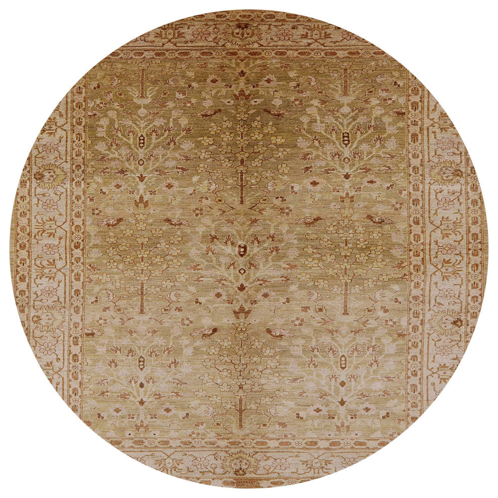 Ahgly Company Indoor Round Mid-Century Modern Area Rugs, 8' Round
