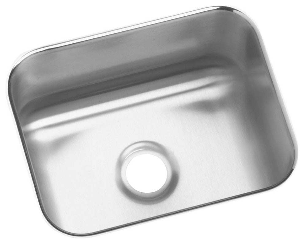 Elkay 14 1/2" Bowl Undermount Stainless Steel Bar/Prep Kitchen Sink, ELUH129